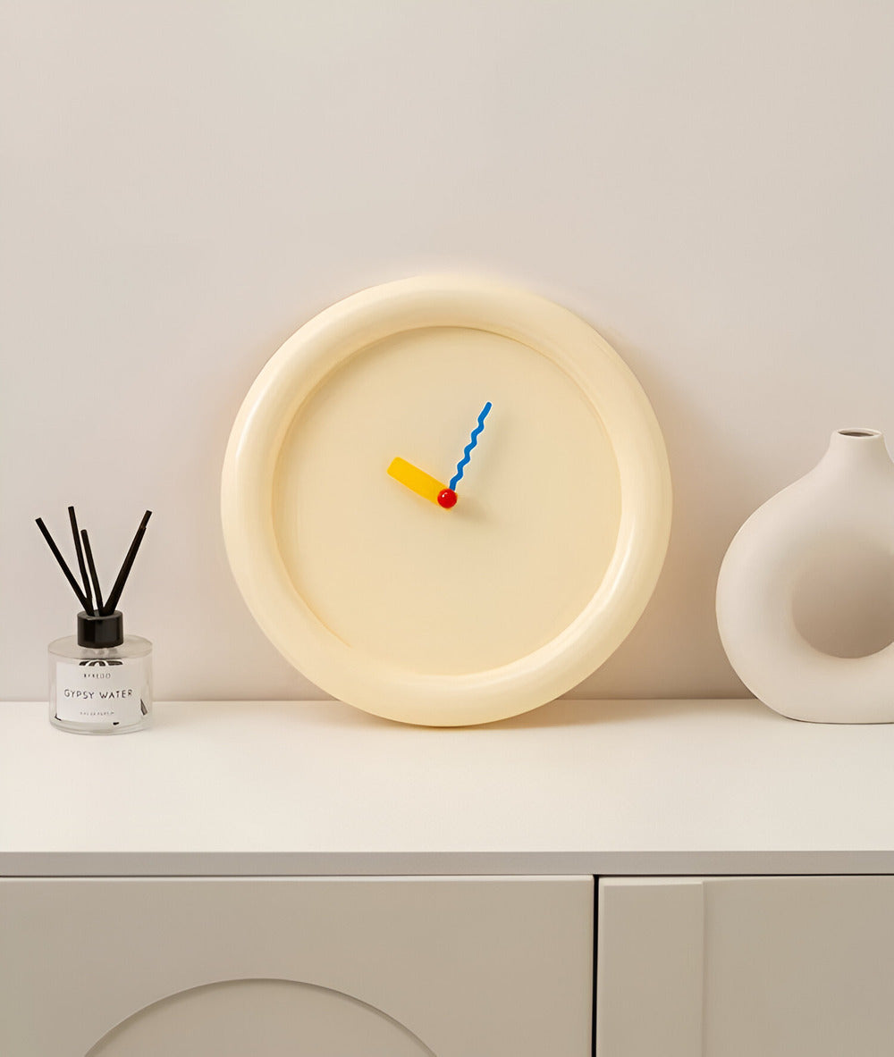 Modern Elegant Väggklocka - Stilig Dopamin Dekor för Hem- och Kontorsutrymmen