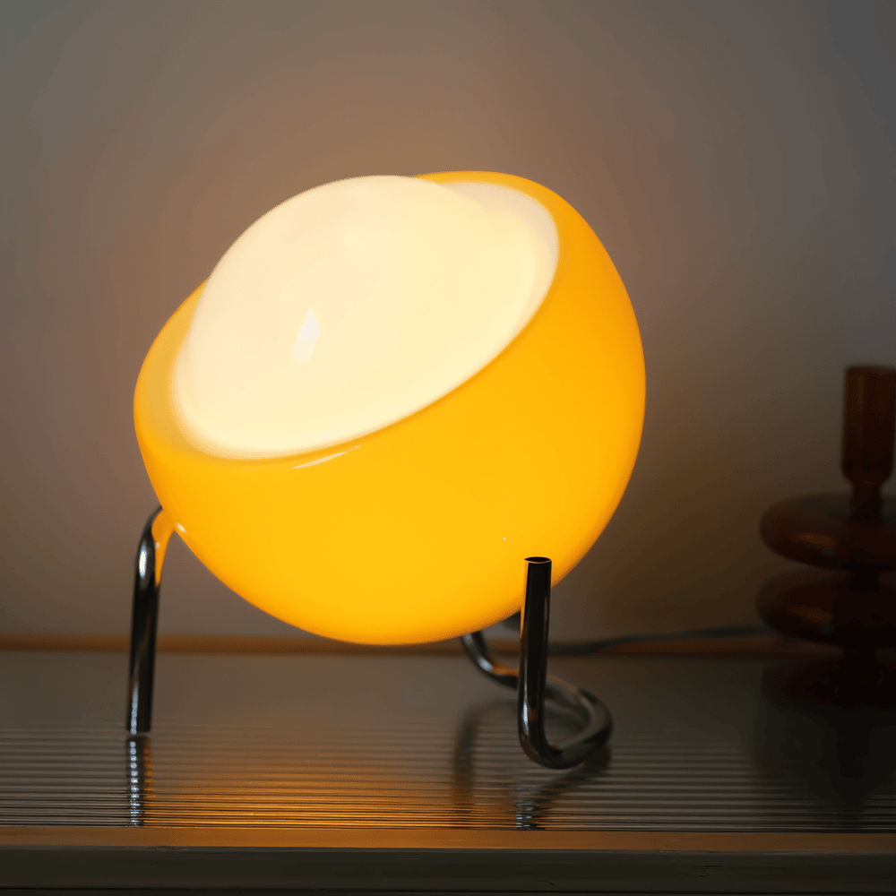 EyeArt Bordslampa - Bordslampa i Orange Glas