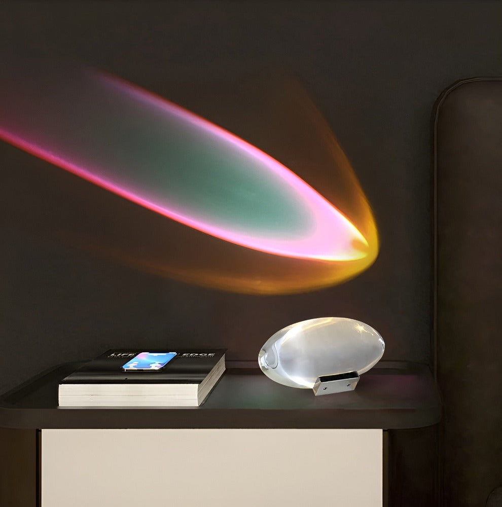 EyeSparkle Lampa - Projektionslampa med Himmelsk Kristallprismor
