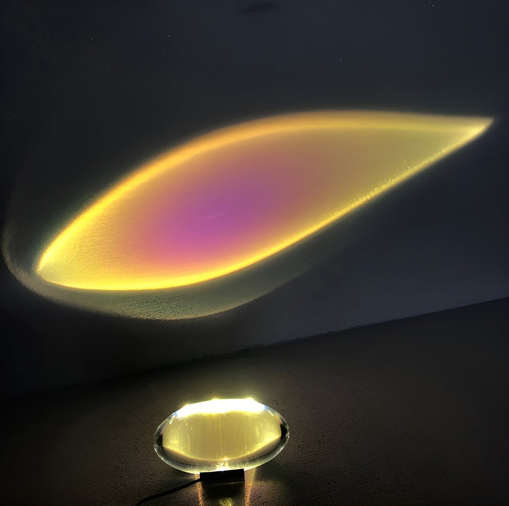 EyeSparkle Lampa - Projektionslampa med Himmelsk Kristallprismor