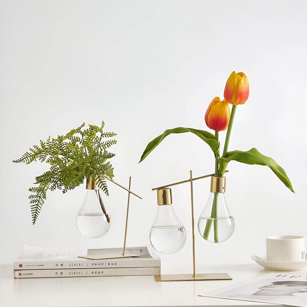 Stilren Förökningsvas för Hemmet och Kontoret - Elegant Design för Tillväxt av Enstaka och Dubbla Växter