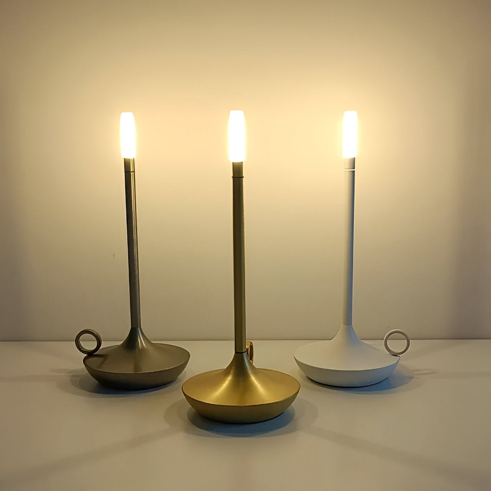 GeniWand Bordslampa - Uppladdningsbar LED Bordslampa - Dimbar Lampa