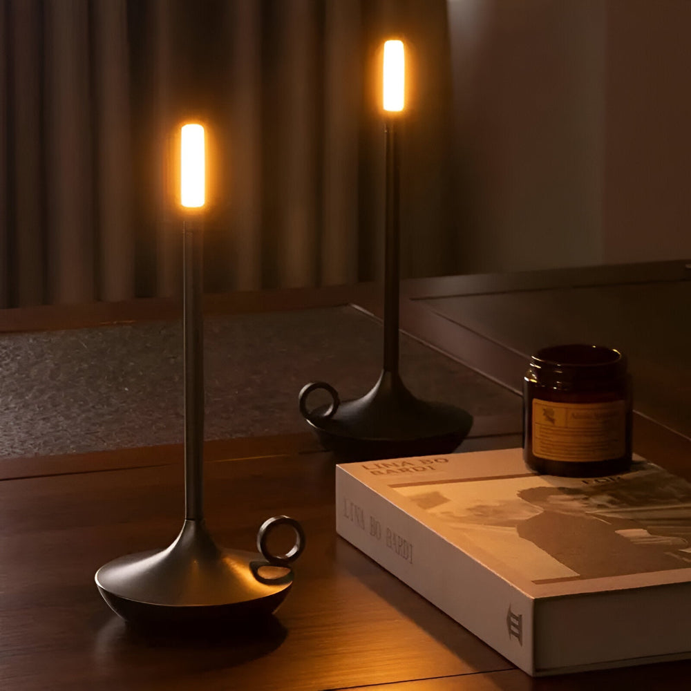 GeniWand Bordslampa - Uppladdningsbar LED Bordslampa - Dimbar Lampa