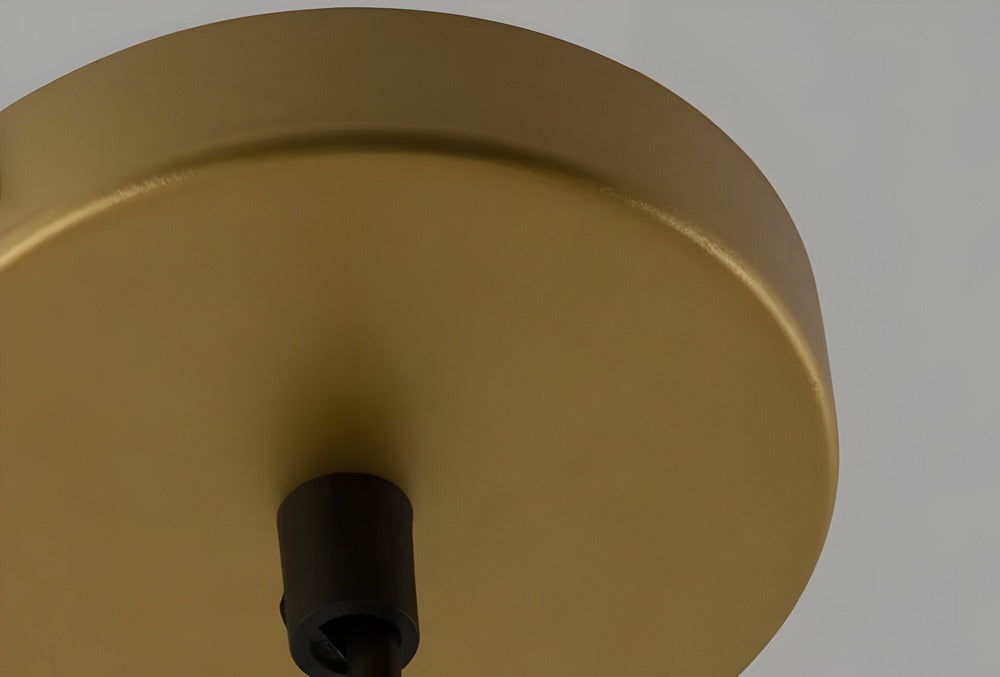 GeomGlass Taklampa - Vintage Rökgrå och Bärnstensfärgad Taklampa med Ribbor