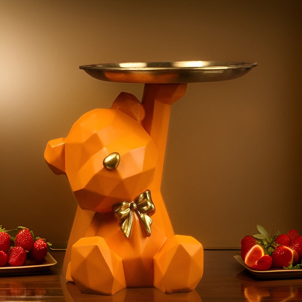 Geometric Bear - Multifunktionell Dekoration och Nyckelhållare Geometric Bear