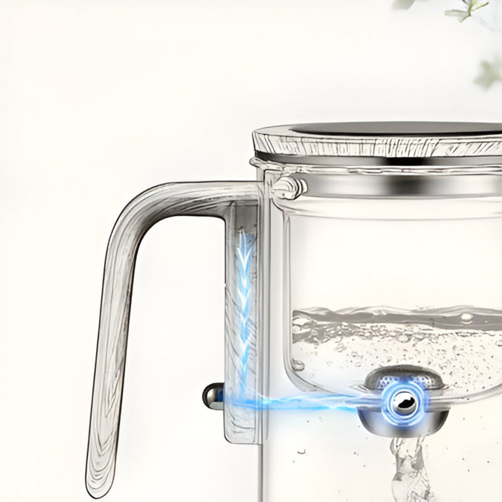 Elegant Glas Teekanna med Sil - Stilren Design för Zubereitung av Löste Teer