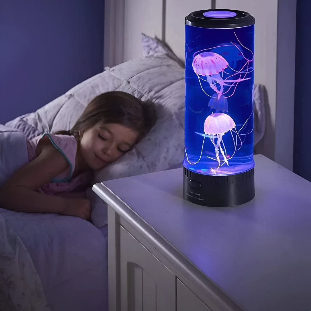 Jelly Bordslampa - Fascinerande Manetakvarium LED Nattljus