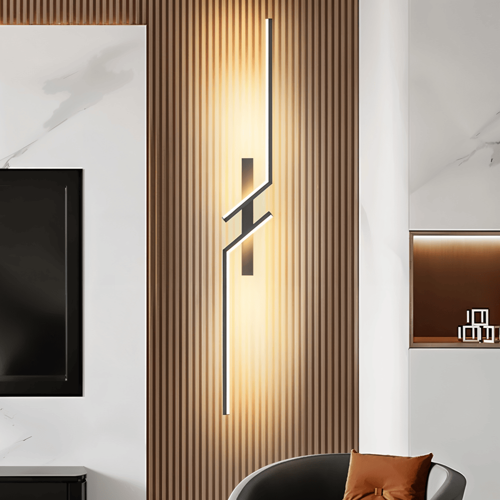 Modern Minimalistisk Led-Vägglampa i Stripform