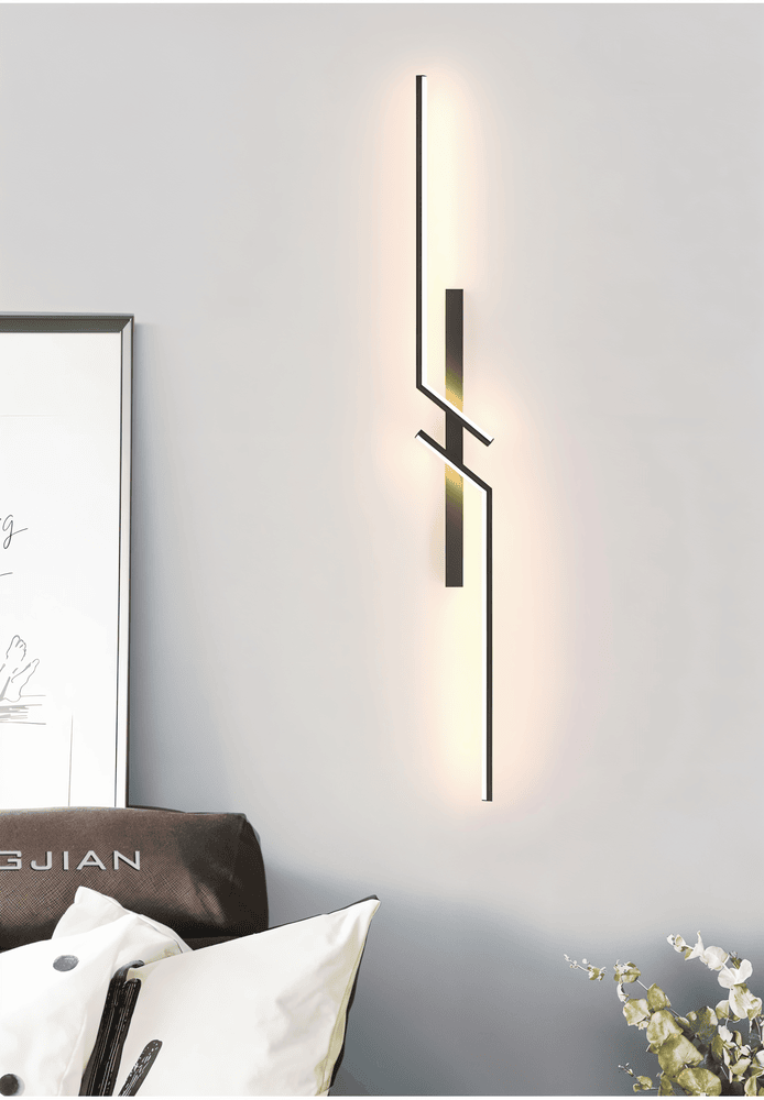 Modern Minimalistisk Led-Vägglampa i Stripform