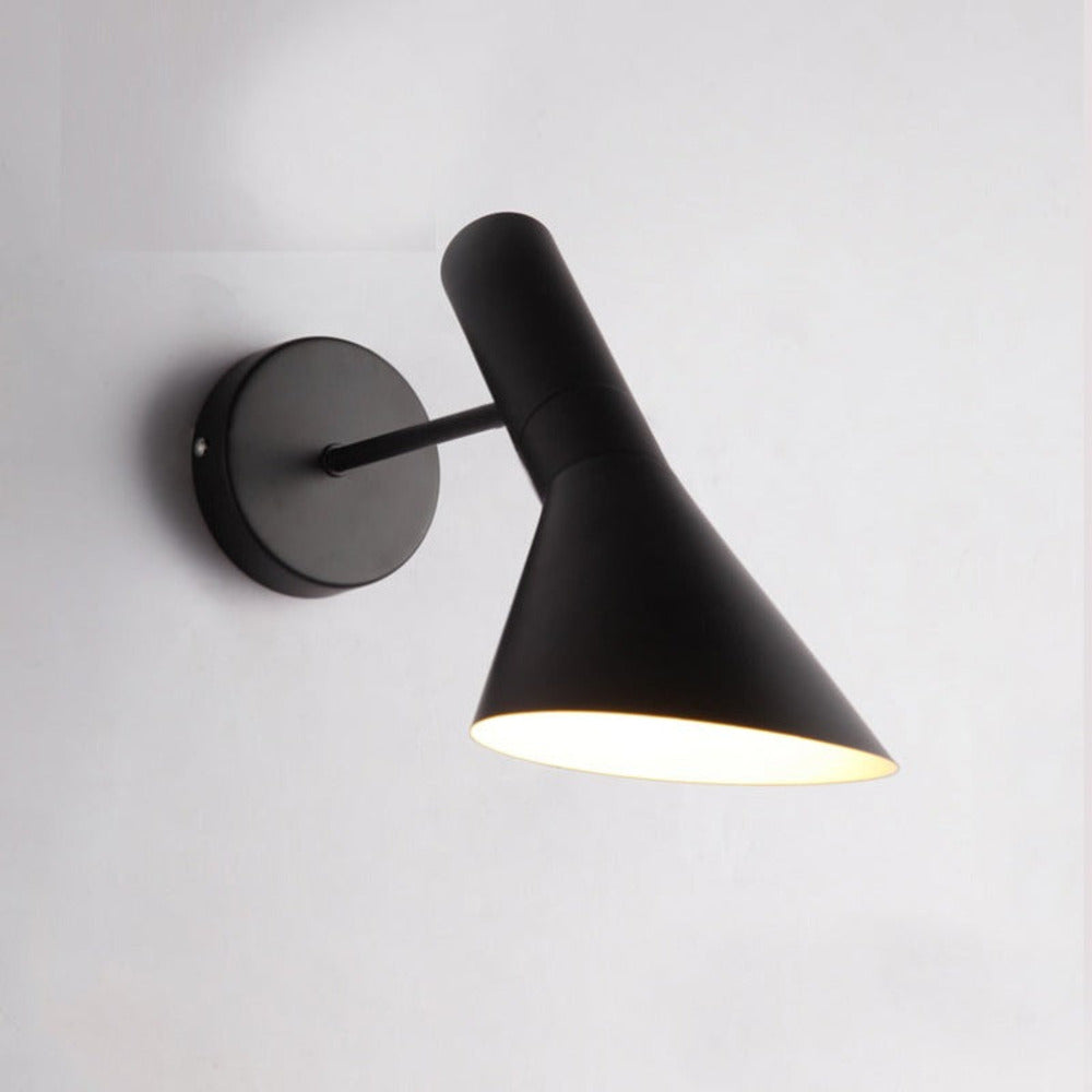 Justerbar Svart LED Vägglampa för Moderna Boende- och Matutrymmen