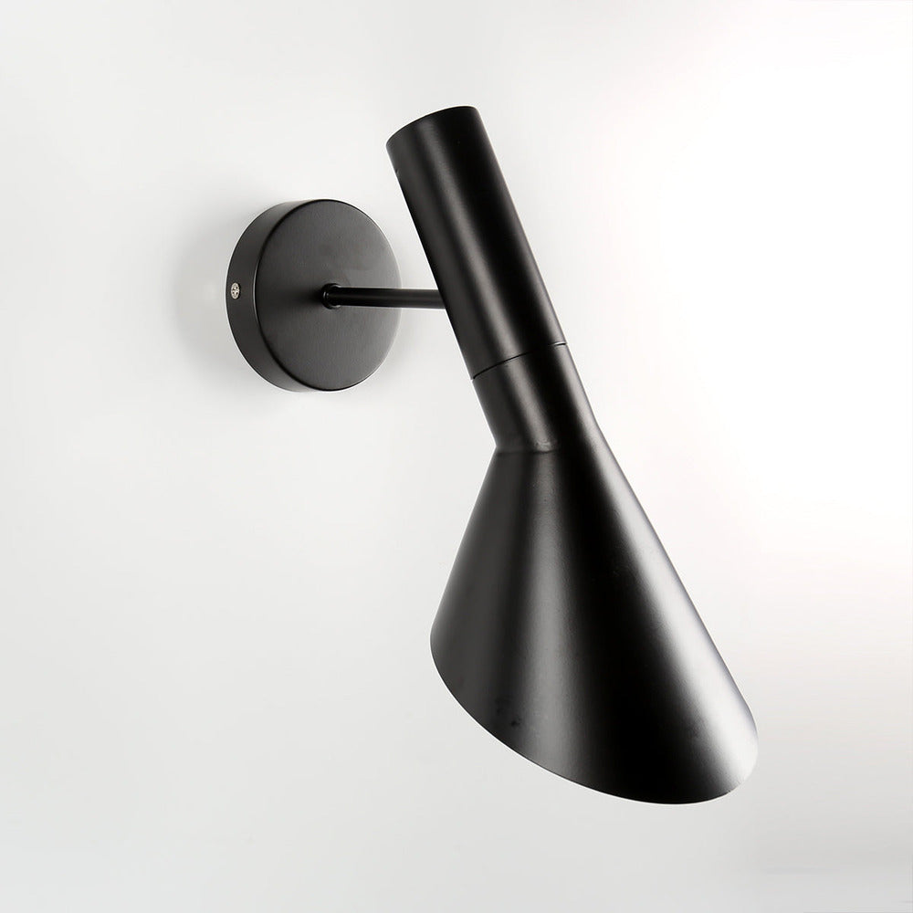 Justerbar Svart LED Vägglampa för Moderna Boende- och Matutrymmen