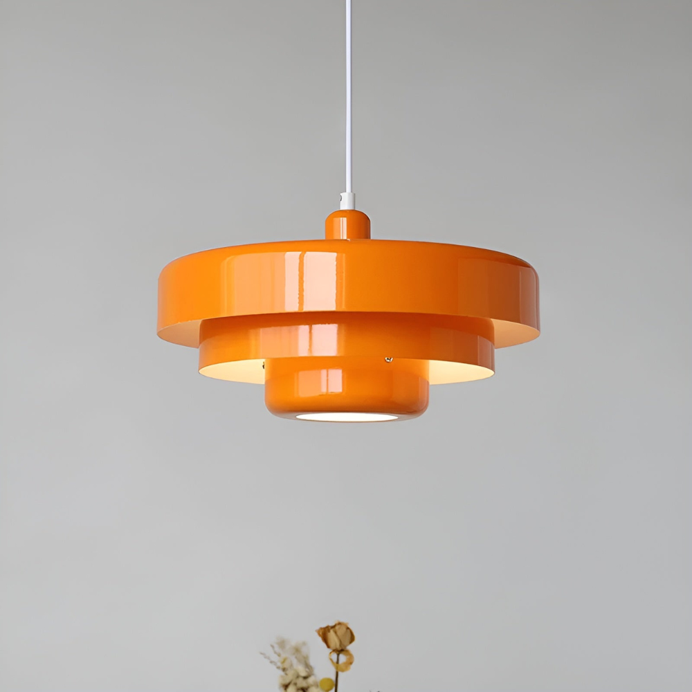 LEDCharm - Orangefärgad vintage taklampa för taket Delight