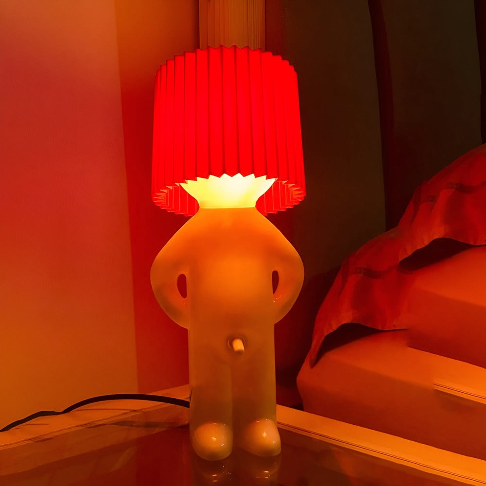 Lil'Lad bordslampa - Kreativ Liten Blyg Pojke LED-Lampa