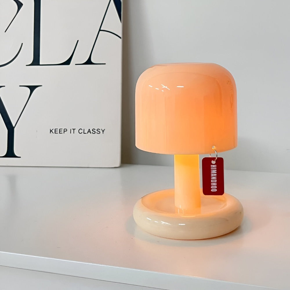 Lil'Sunset NightLight - Förtrollande Bordslampa med Minisvamp