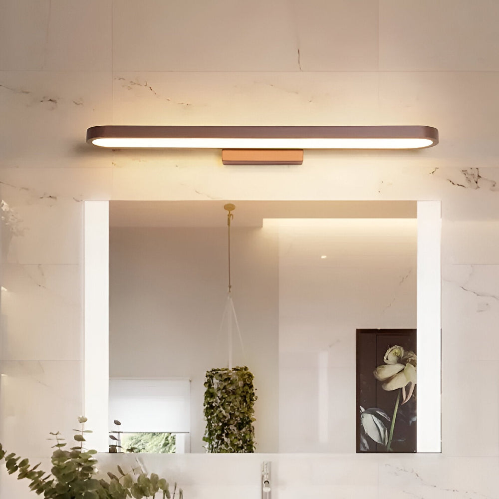 Modern LED Linjär Vägglampa - Vägglampor i Nordisk Stil för Make-up och Vanity