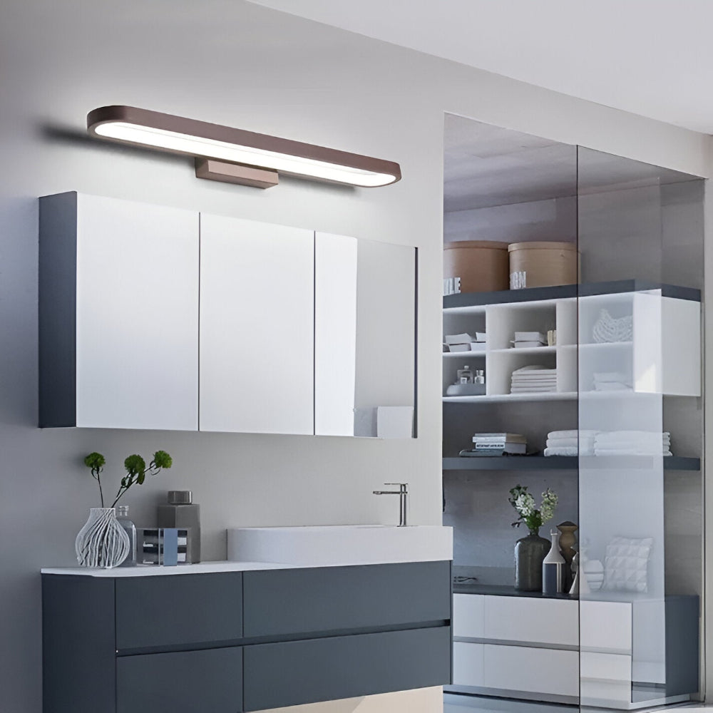 Modern LED Linjär Vägglampa - Vägglampor i Nordisk Stil för Make-up och Vanity
