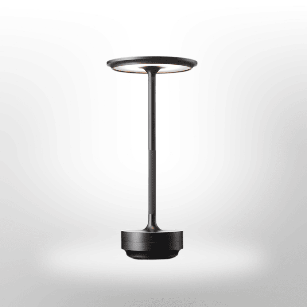 LumaLight Sladdlös Designlampa: USB-Laddningsbar, Touchstyrd Bordslampa för Stämningsbelysning