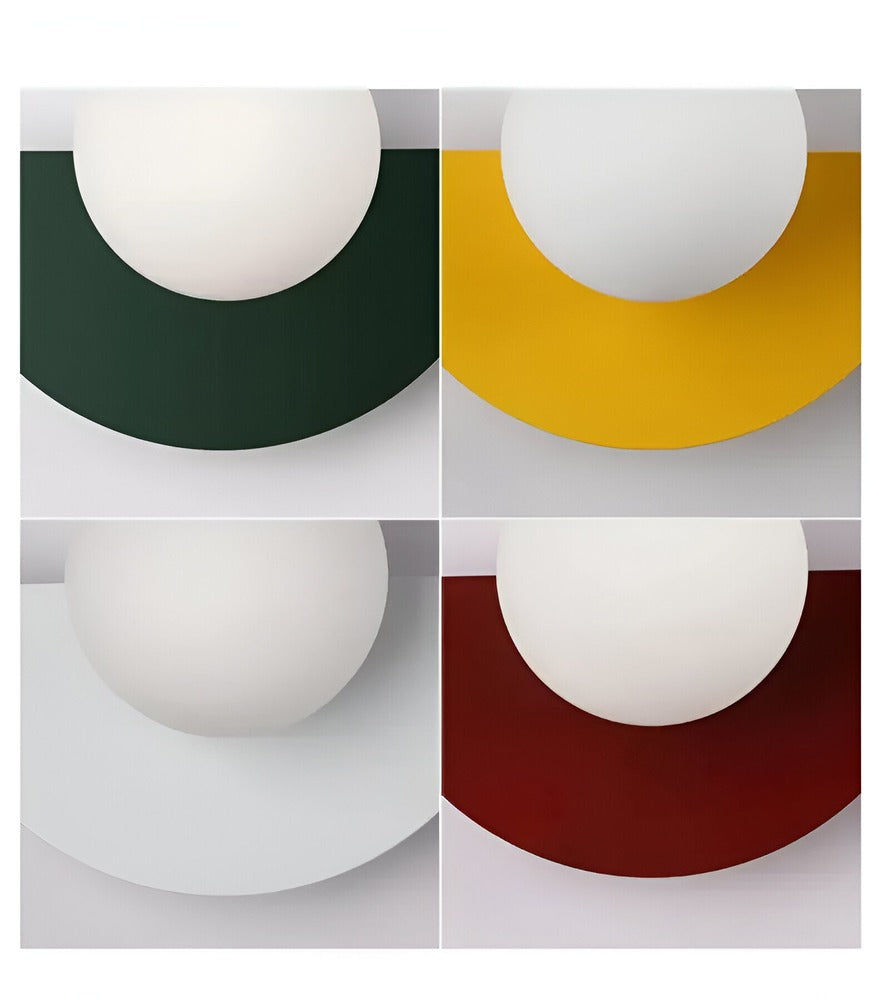 LumiSphere Licht - Kulbelysning - Moderna Vägglampor - Plug-in Vägglampor - Vägglampa med Lampetter