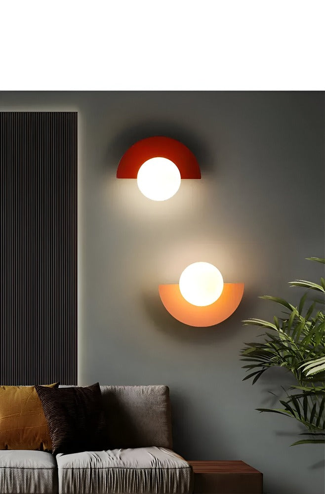 LumiSphere Licht - Kulbelysning - Moderna Vägglampor - Plug-in Vägglampor - Vägglampa med Lampetter