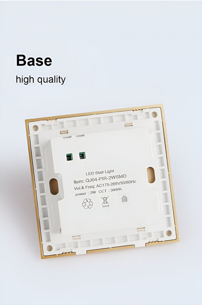 LumiStep Vägglampa - Infälld Vägglampa med Rörelsesensor För Trappor