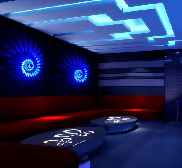 LuminBlast Vägglampa - Cylindrisk Vägglampa - Färgglada Spiralformade Vägglampor LED
