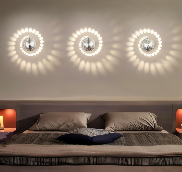 LuminBlast Vägglampa - Cylindrisk Vägglampa - Färgglada Spiralformade Vägglampor LED