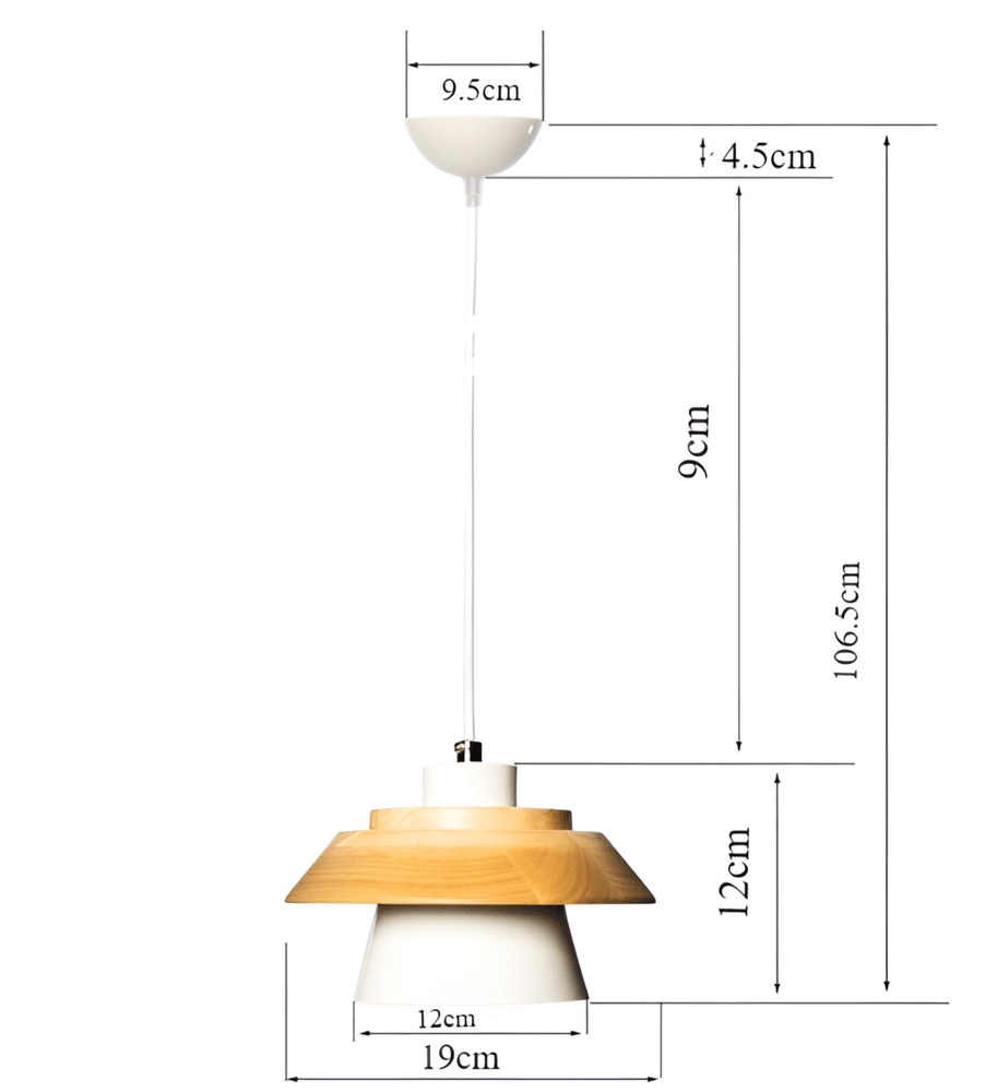 LuminLoft Taklampor - Minimalistiska Macaron-Pendellampor av Trä