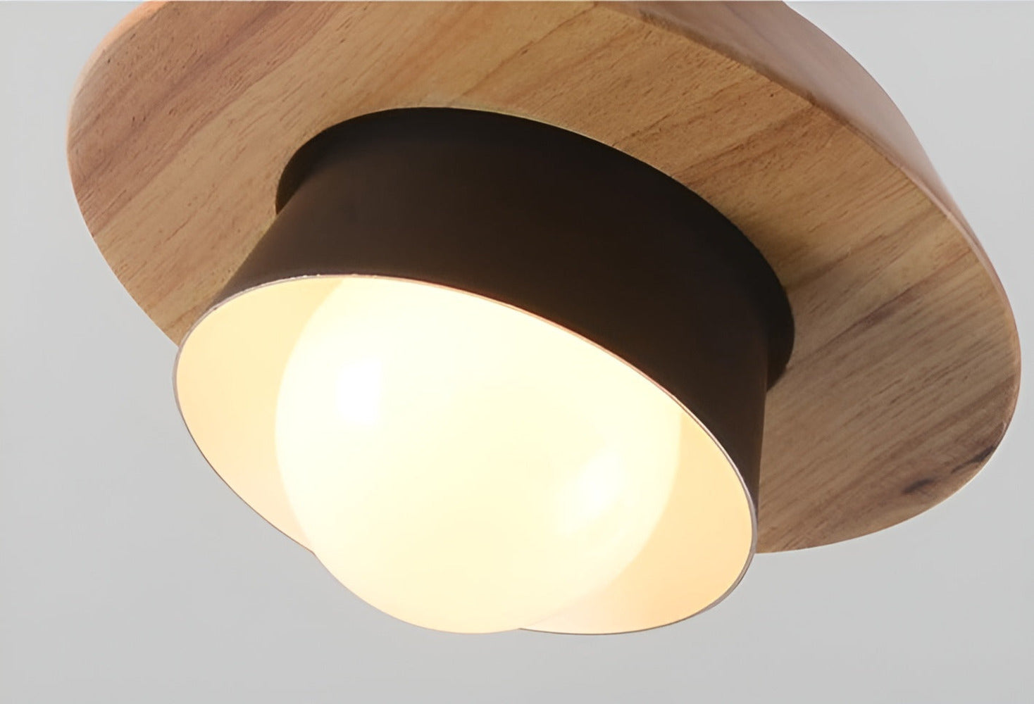 LuminLoft Taklampor - Minimalistiska Macaron-Pendellampor av Trä