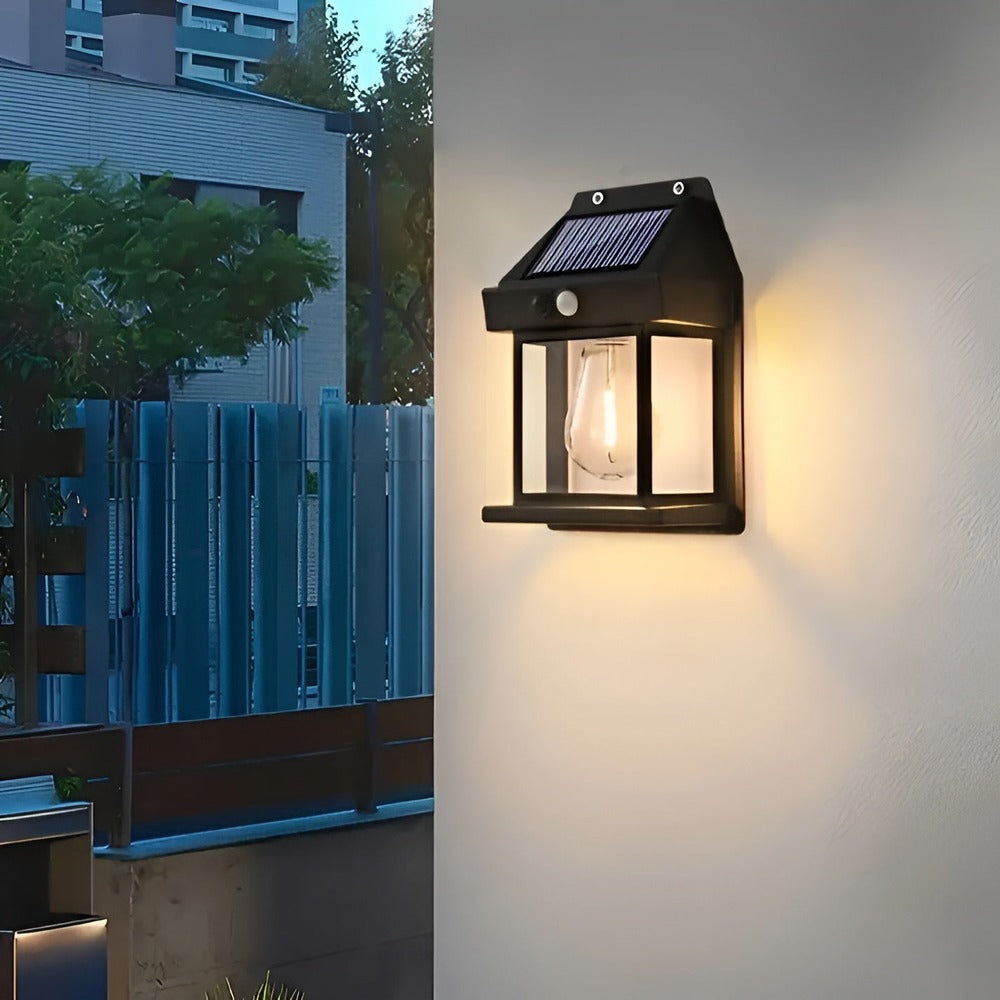 Luminex - Moderna Solcellslampor för Väggbelysning med Rörelsedetektor