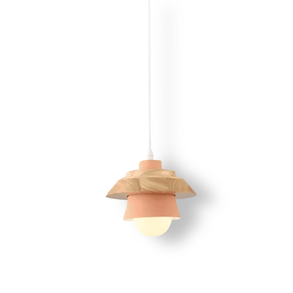 LuminLoft Taklampor - Minimalistiska Macaron-Pendellampor av Trä