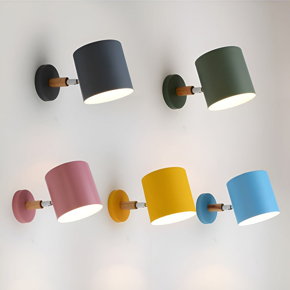 MacaronRay Vägglampa - Pastellfärgad Nordisk Vägglampa - Färgglada Vägglampor