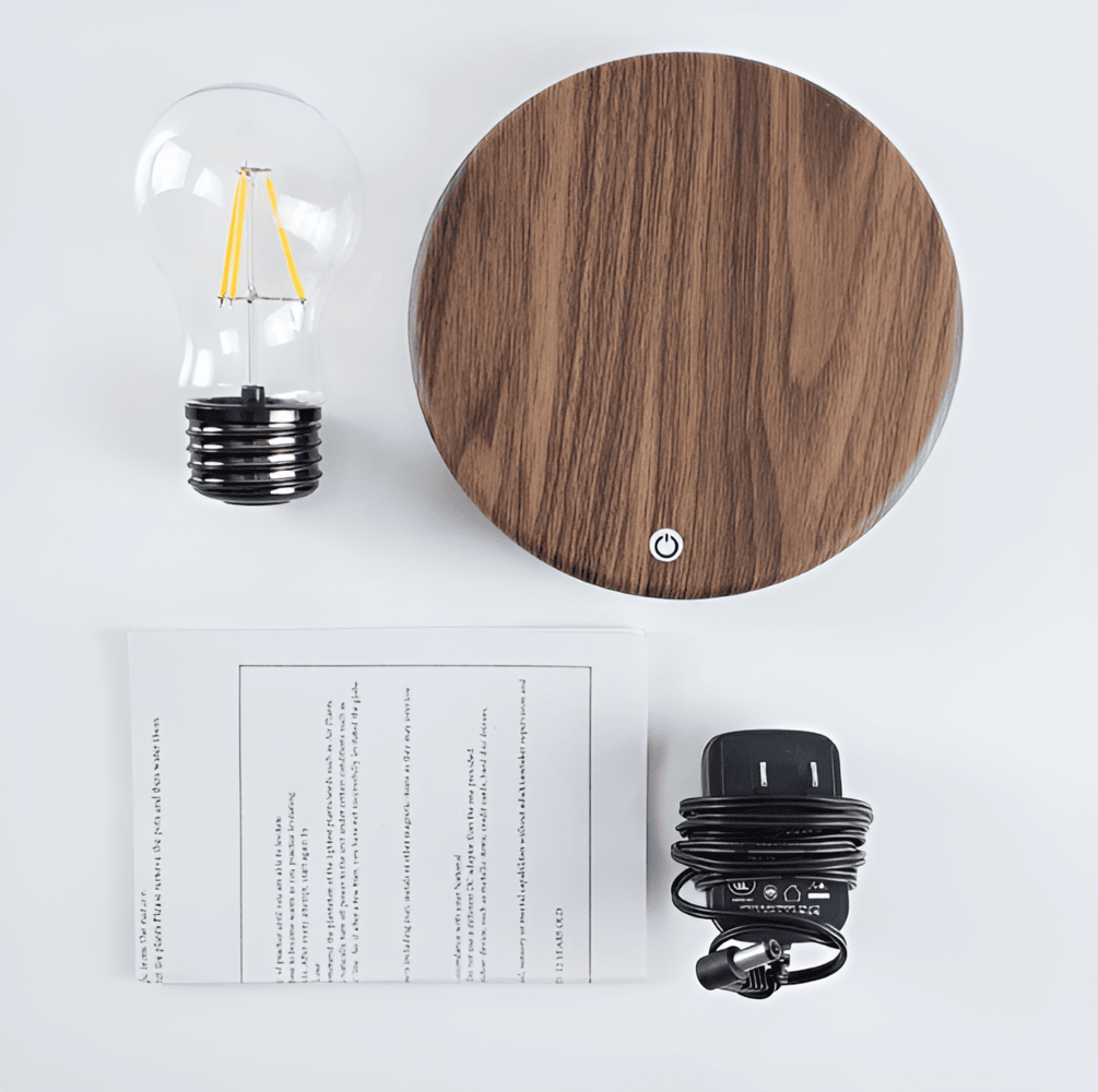 Magnetisk LED-Glödlampa - Flytande Glödlampa med Touchkontroll