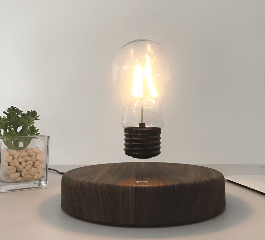 Magnetisk LED-Glödlampa - Flytande Glödlampa med Touchkontroll