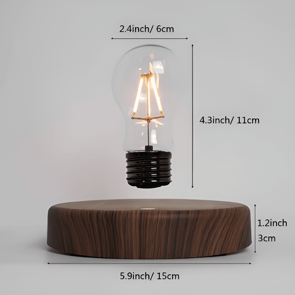 Magnetisk LED-Glödlampa - Flytande Glödlampa med Touchkontroll