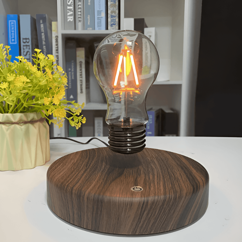 Magnetisk LED-Glödlampa - Flytande Glödlampa med Touchkontroll