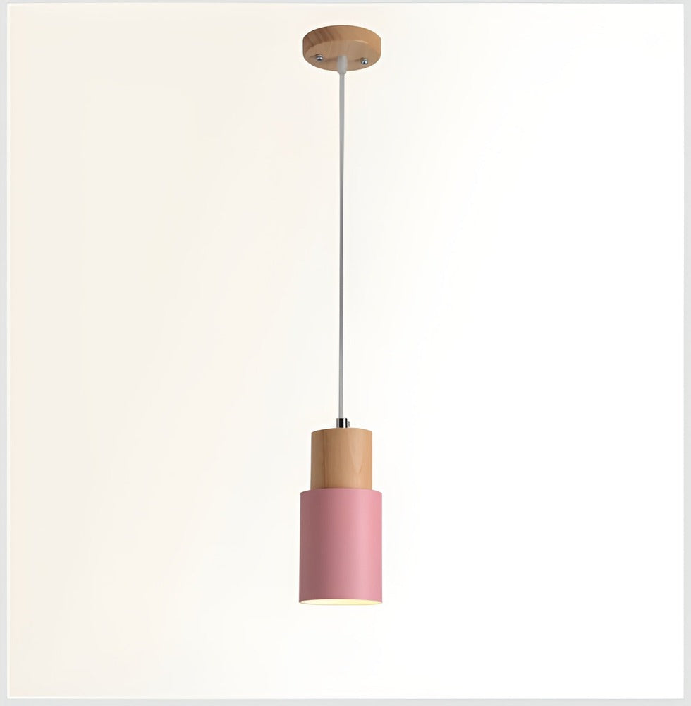 MiniCylinder taklampa - Minimalistisk Makronpendel i Aluminium