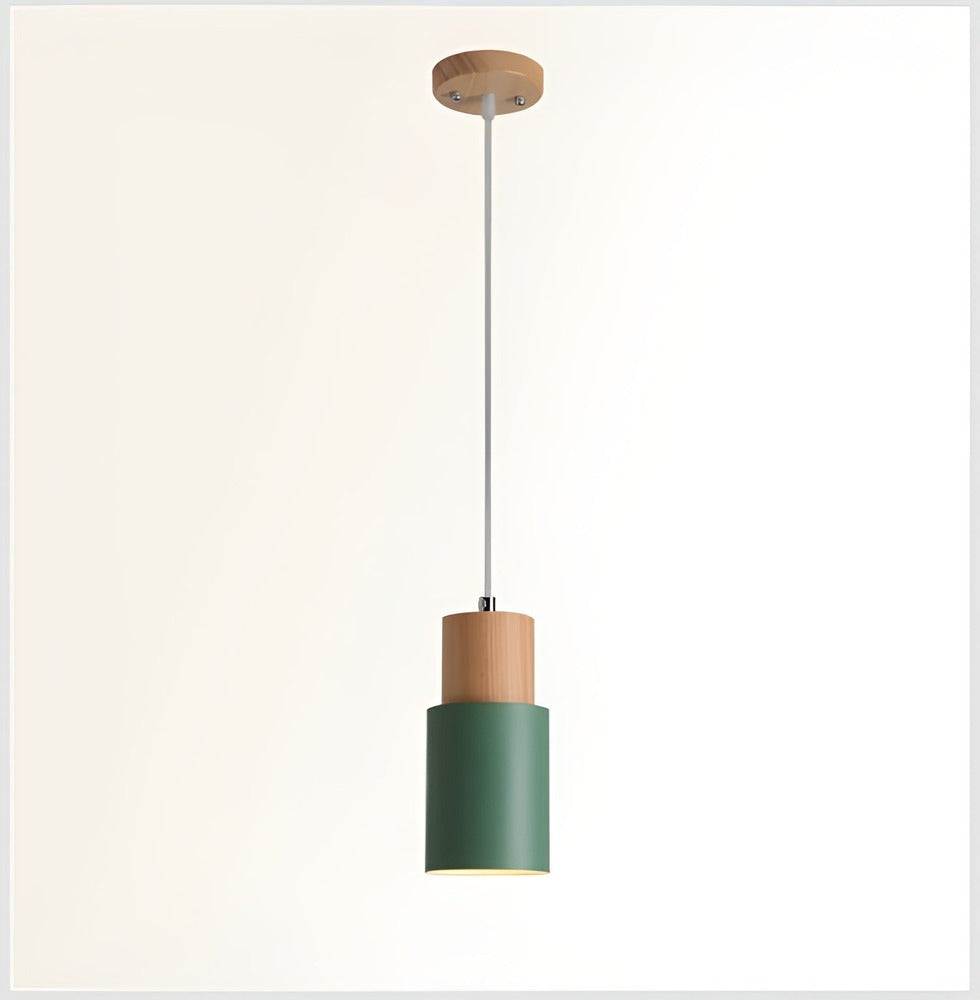 MiniCylinder taklampa - Minimalistisk Makronpendel i Aluminium