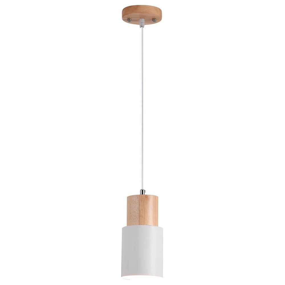 MiniCylinder taklampa - Minimalistisk Makronpendel i Aluminium