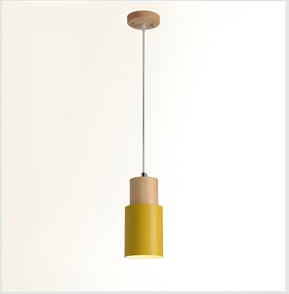MiniCylinder taklampa - Minimalistisk Makronpendel i Aluminium