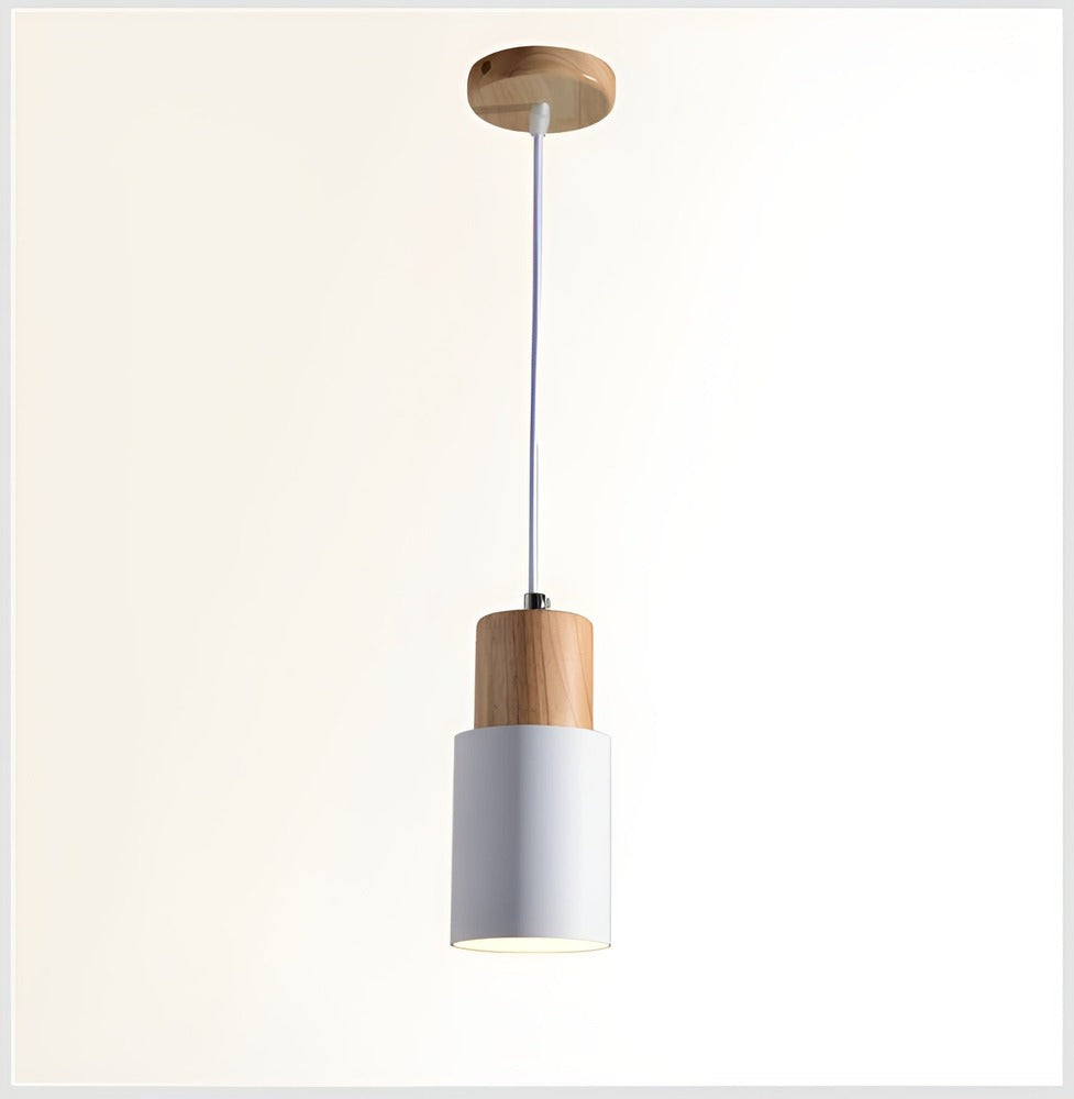 MiniCylinder taklampa - Minimalistisk Makronpendel i Aluminium