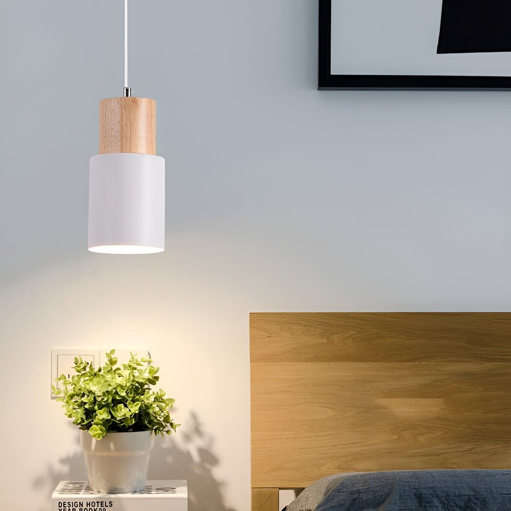 MiniCylinder taklampa - Minimalistisk Makronpendel i Aluminium