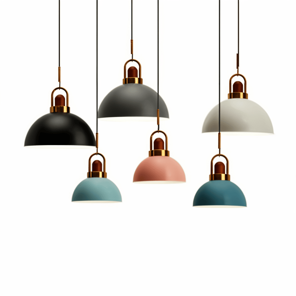 Nordiska taklampor – Macaron LED-pendellampa i metall