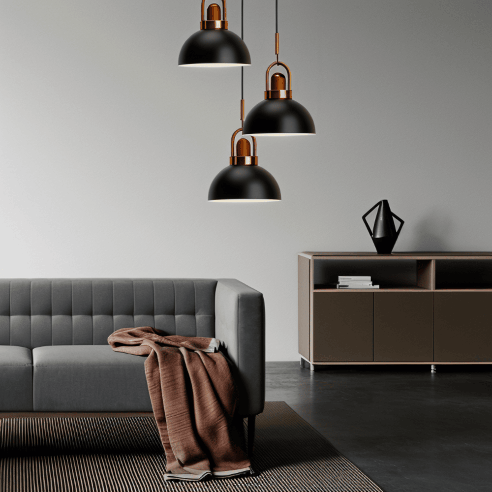 Nordiska taklampor – Macaron LED-pendellampa i metall