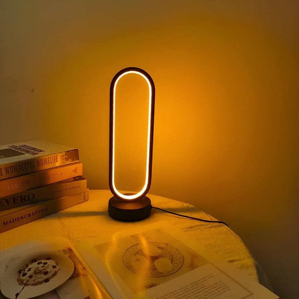 Oval Bordslampa - Dimbart och Flimmerfritt Ljus