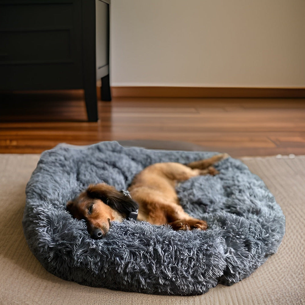 Paws Bed - Ultra Weiches und Bequemes Donut Cuddler Hundebett für Ihren Pelzigen Freund