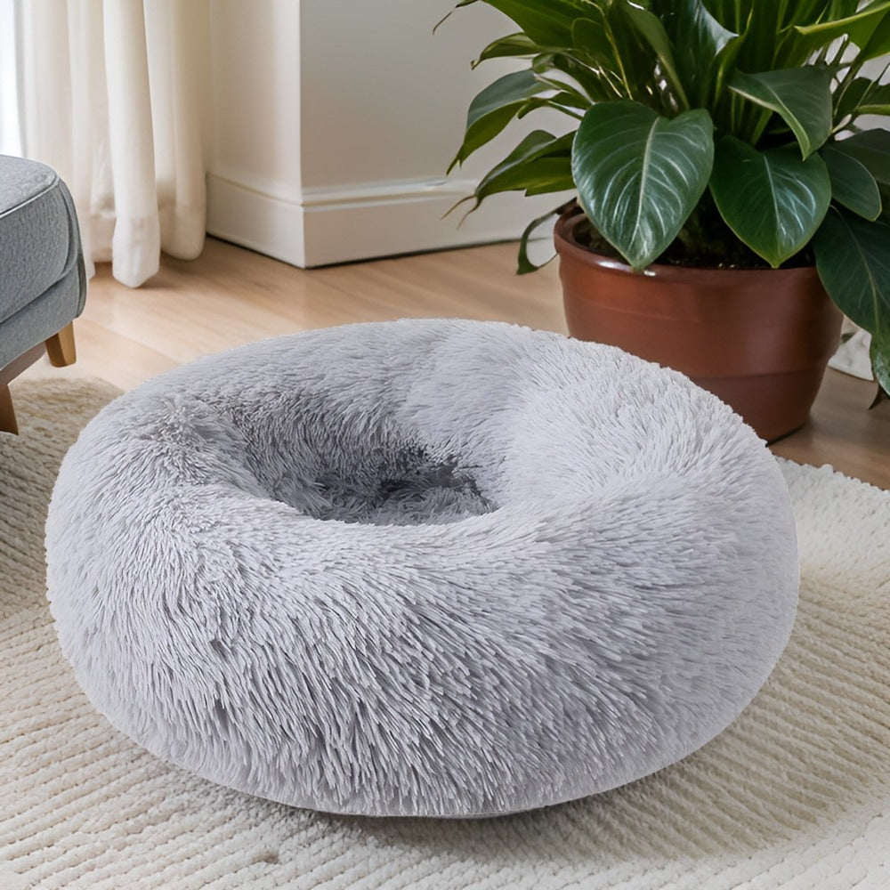 Paws Bed - Ultra Weiches und Bequemes Donut Cuddler Hundebett für Ihren Pelzigen Freund