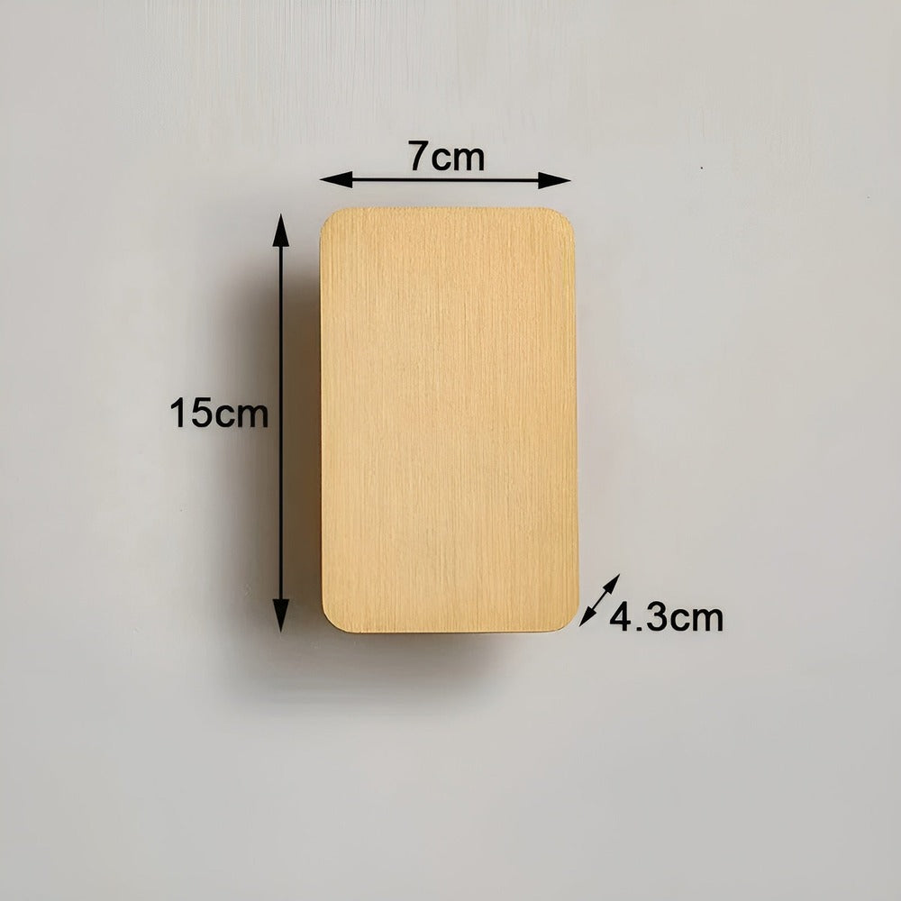Mini Rektangulär LED-Vägglampa - Minimalistisk Vägglampa - Infälld Vägglampa