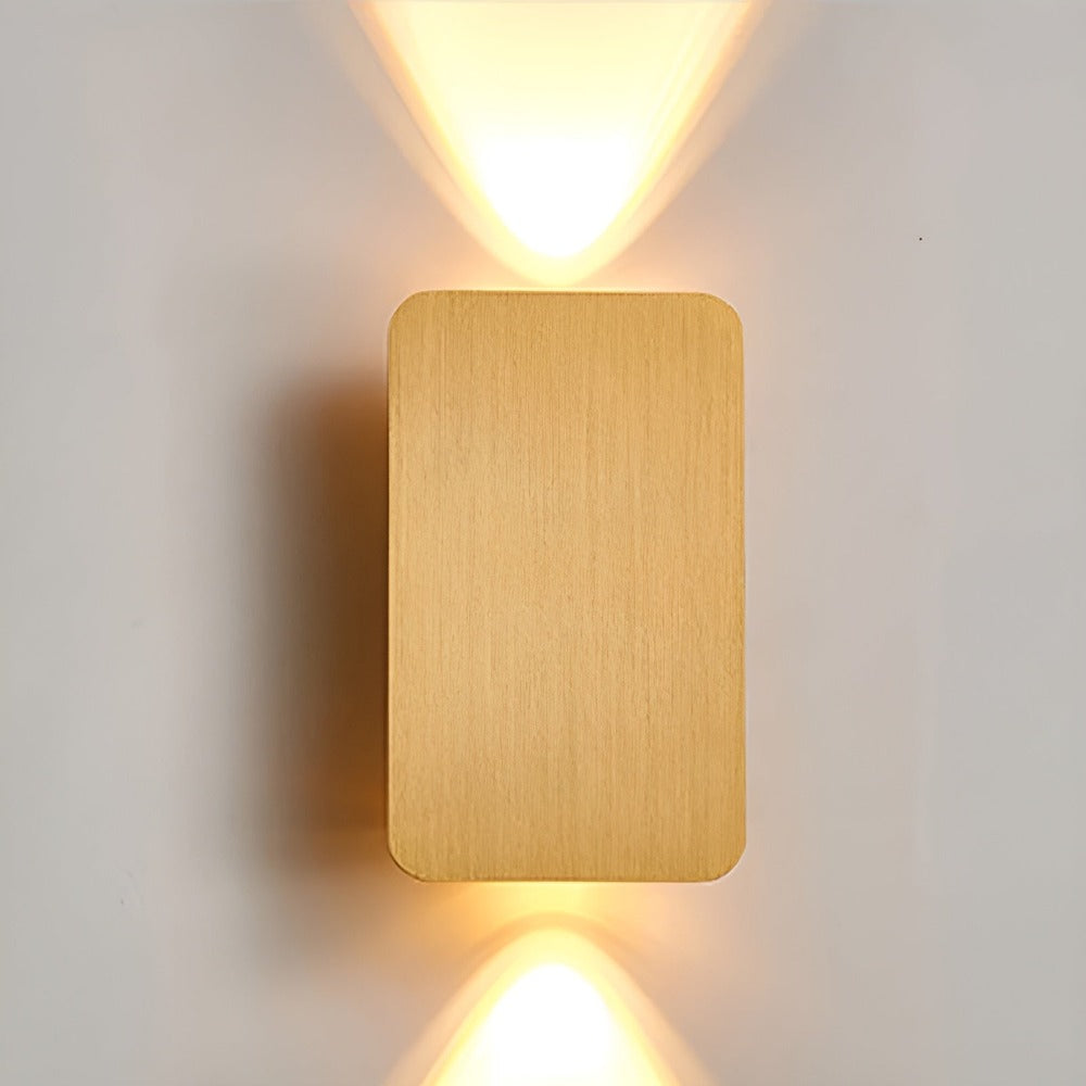 Mini Rektangulär LED-Vägglampa - Minimalistisk Vägglampa - Infälld Vägglampa