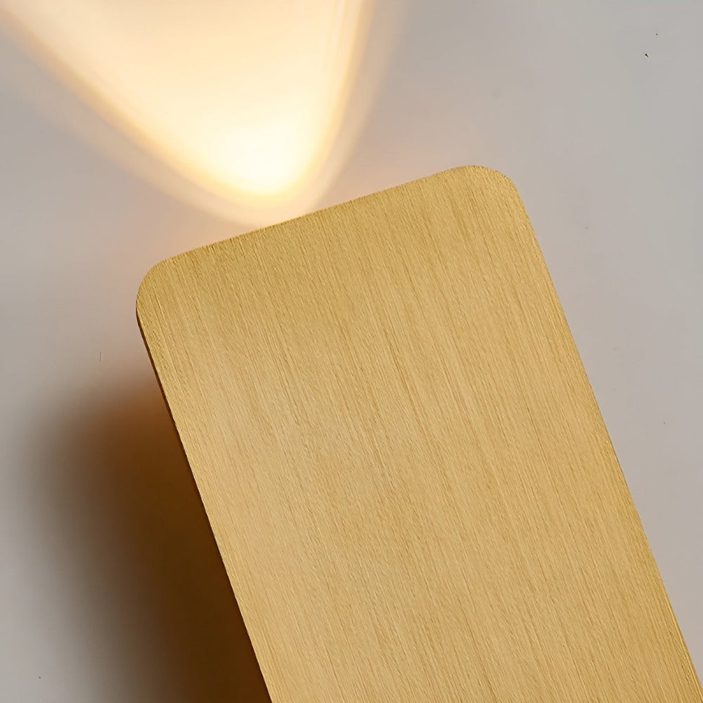 Mini Rektangulär LED-Vägglampa - Minimalistisk Vägglampa - Infälld Vägglampa