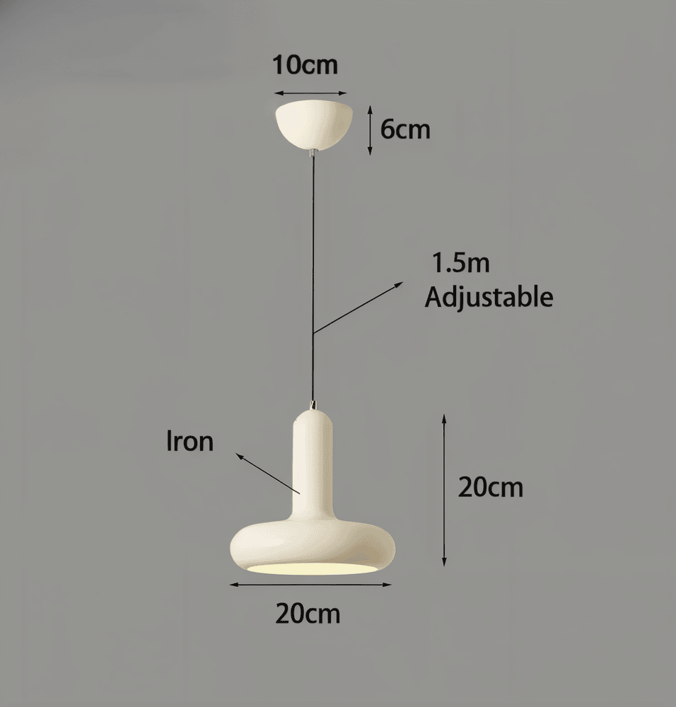 RetroPop Taklampa - Bauhaus Macaron Taklampor
